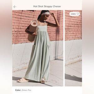 Free people hot shot strappy onesie